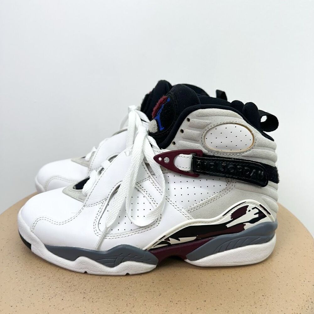 Air Jordan Women’s VIII Retro White Burgundy (CI1236-104)